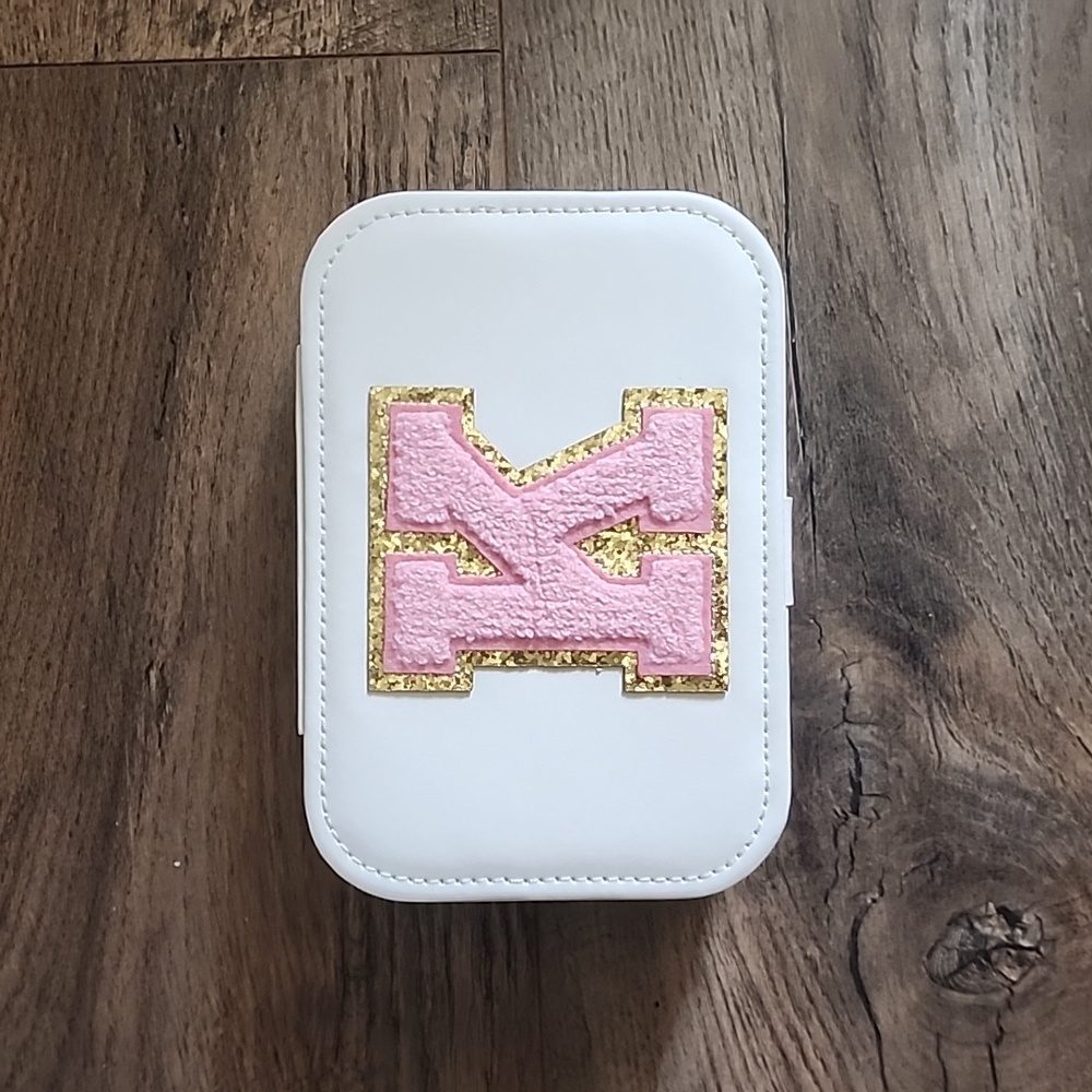 Initial Travel Jewelry Box